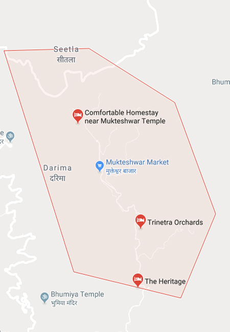 Mukteshwar Map